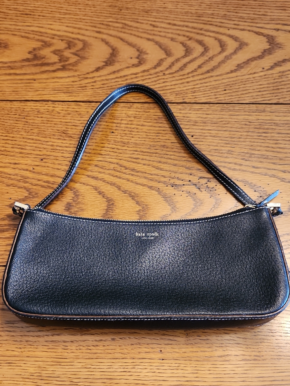 kate spade Black Pebbled Leather Mini Shoulder Bag